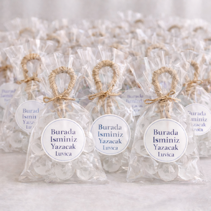 Luvica Mini Üzüm Sabunu – Kişiye Özel Etiketli Organizasyon Sabunu