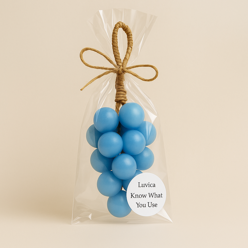 Luvica Doğal Üzüm Salkımı El Sabunu – Şık ve Farklı Tasarım, Mis Gibi Temizlik