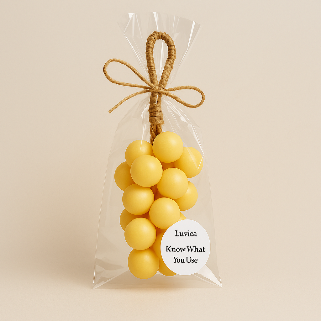 Luvica Doğal Üzüm Salkımı El Sabunu – Şık ve Farklı Tasarım, Mis Gibi Temizlik