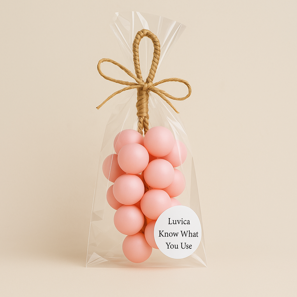 Luvica Doğal Üzüm Salkımı El Sabunu – Şık ve Farklı Tasarım, Mis Gibi Temizlik