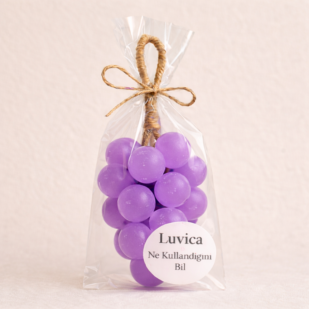 Luvica™ Doğal Üzüm Salkımı Sabunu
