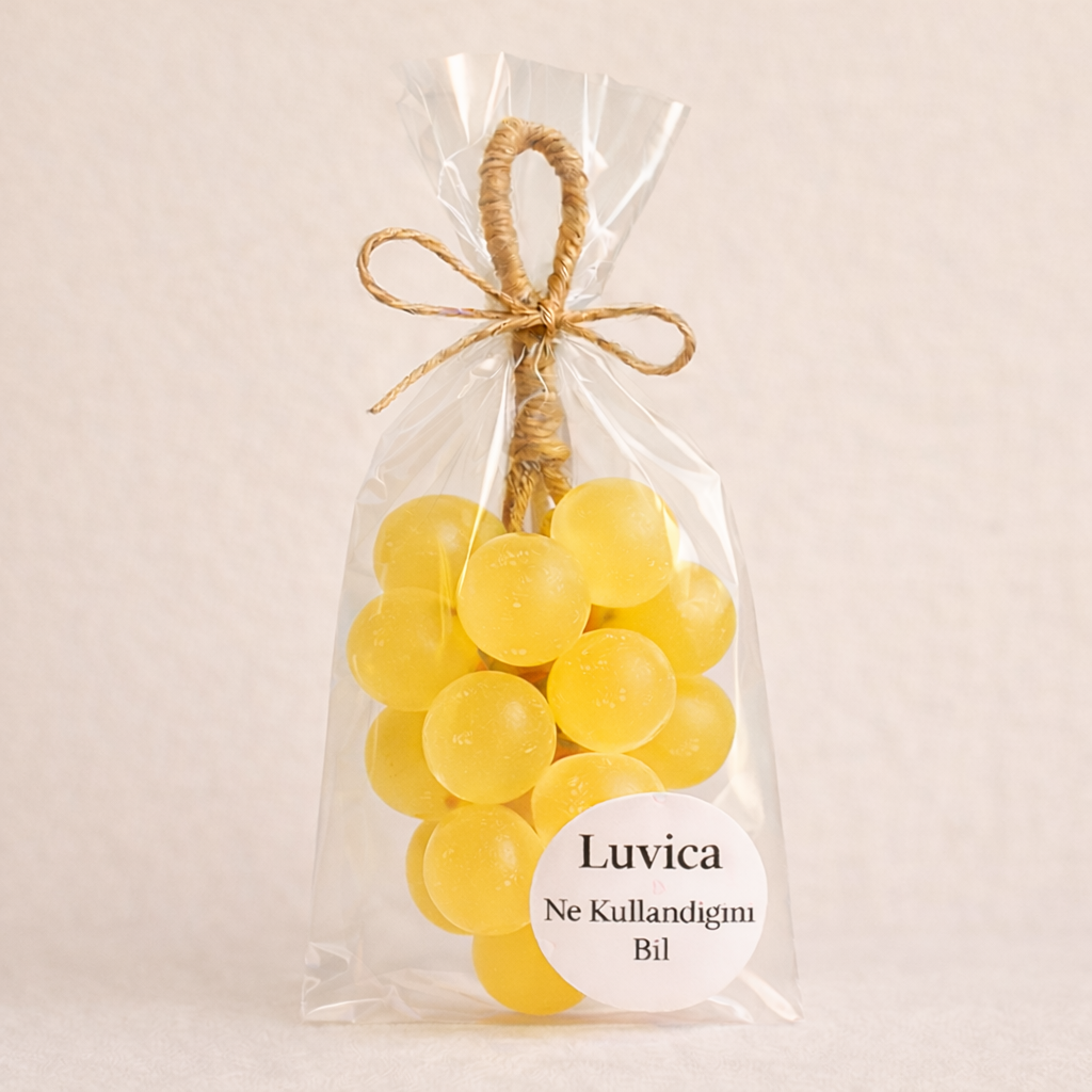 Luvica™ Doğal Üzüm Salkımı Sabunu